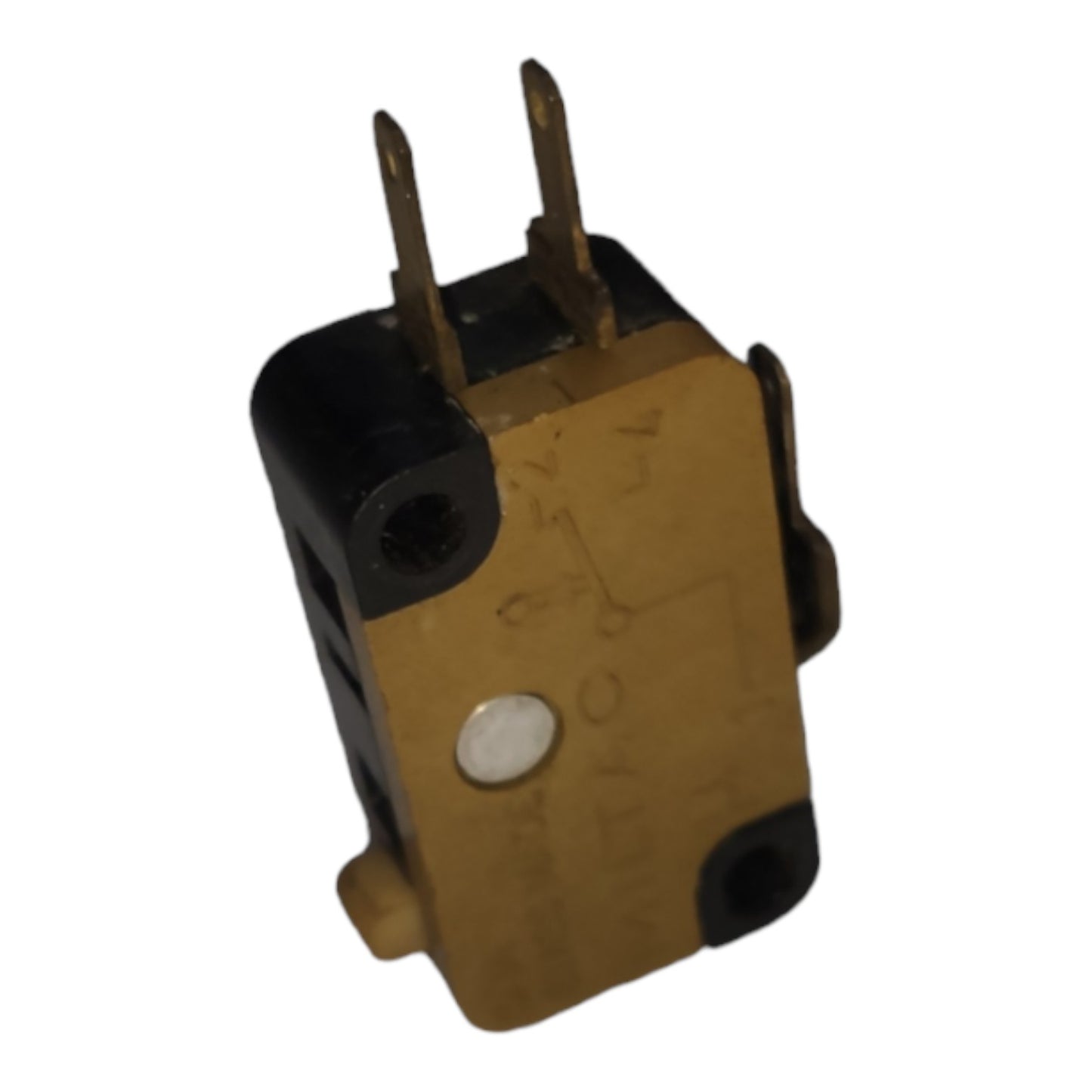Electrical plug on a white background