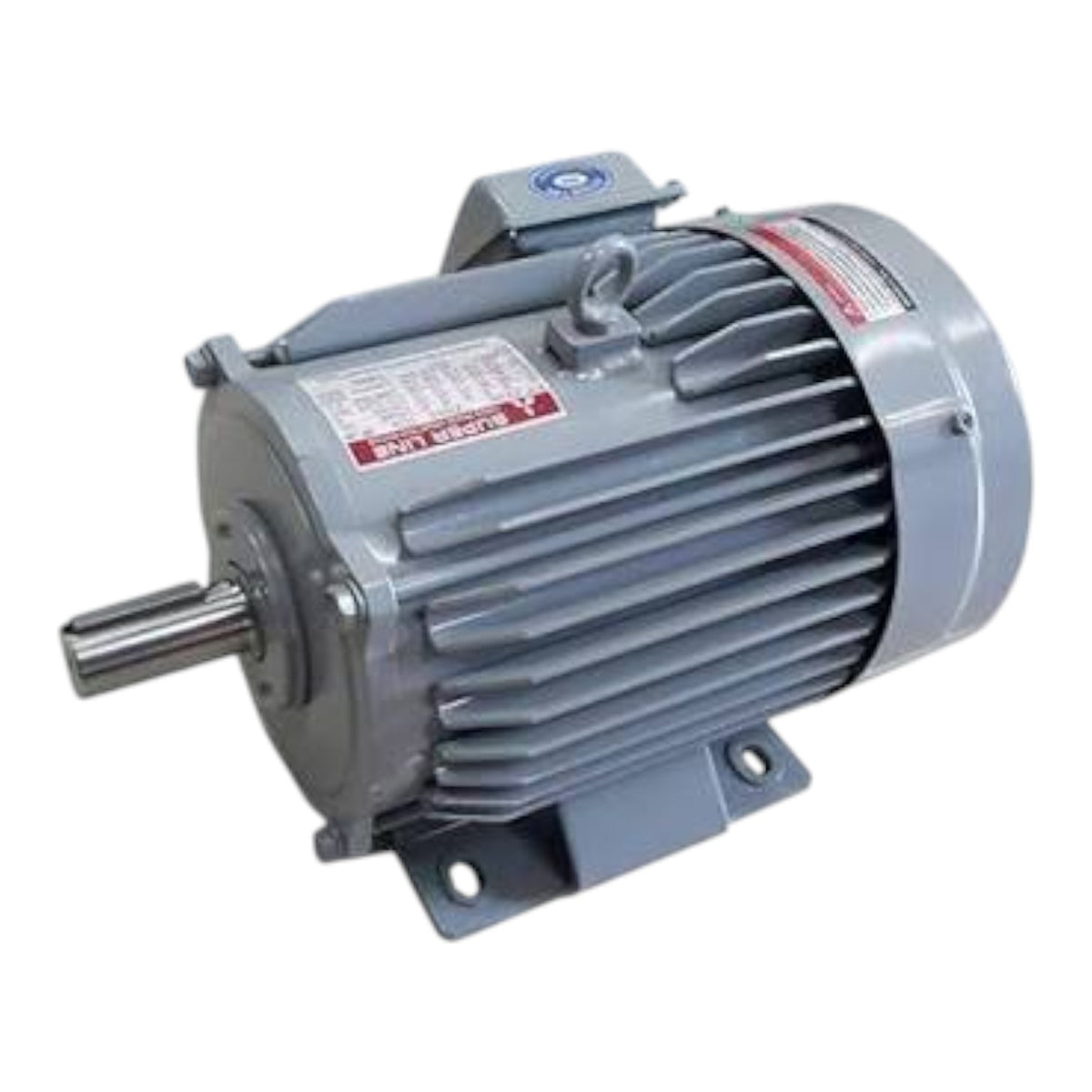 Mitsubishi Electric Motor 25HP 1750RPM 180M 48mm Dia 3Ø 220~440V 6 Leads (LT) Series Cast Iron Frame SF J(25HP) LT 4P
