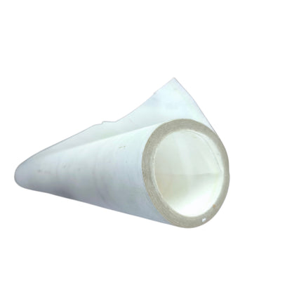 Roll of clear tape on a white background