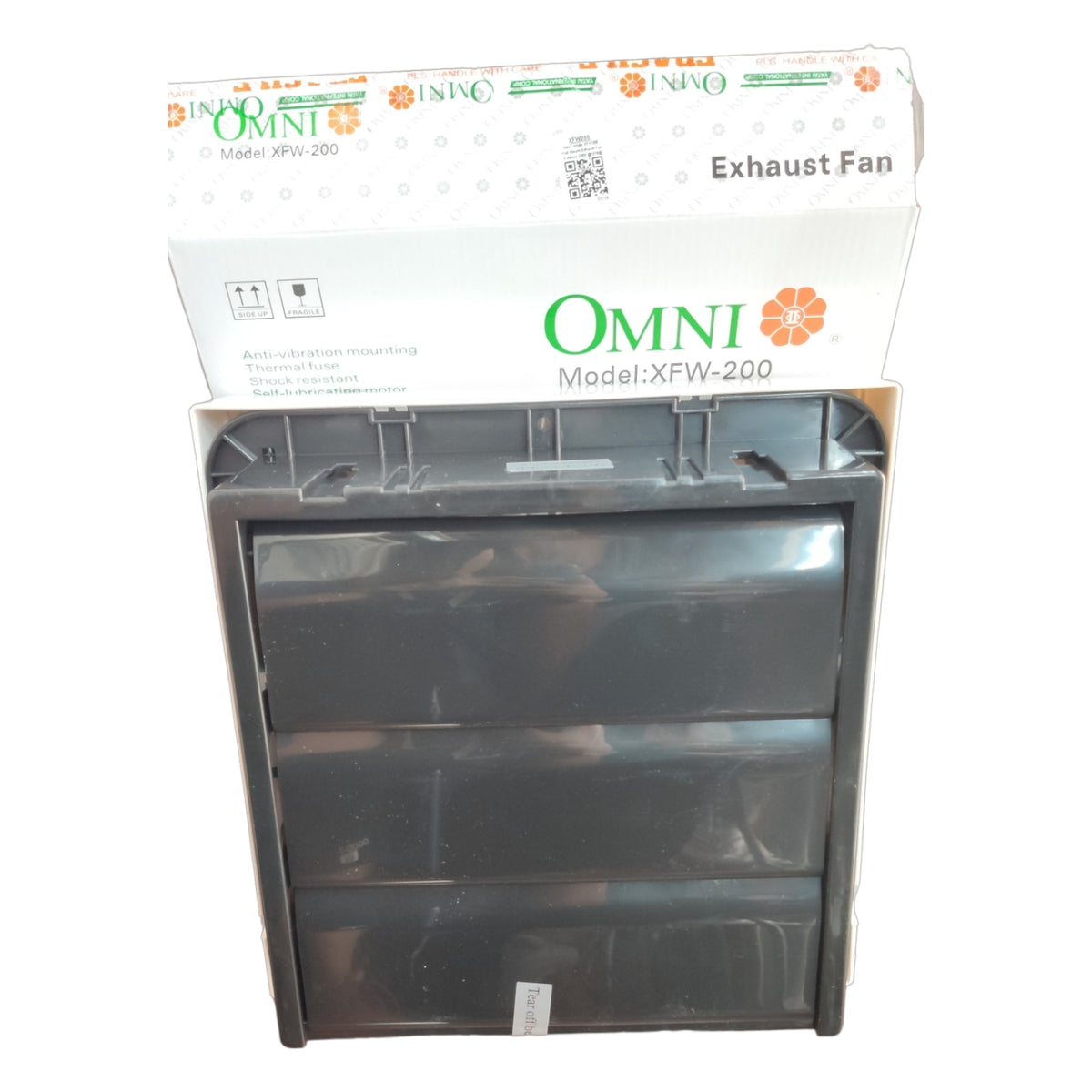 Omni  8 Inches   Exhaust Fan Wall Type 60Hz 220V 20cm  x 20cm XFW-200
