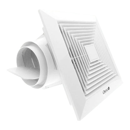 Omni 12 Inches Ceiling Mounted Exhaust Fan 220V 60Hz Duct Fan 300mm x 300mm Bathroom Exhaust Fan Ceiling Exhaust Fan XFC300