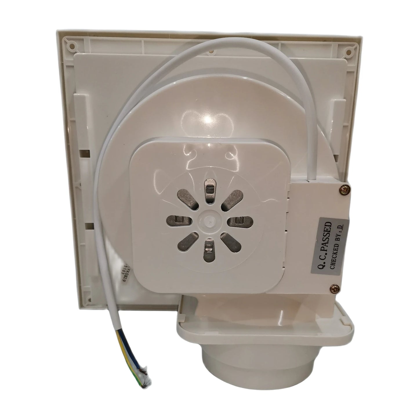Omni 12 Inches Ceiling Mounted Exhaust Fan 220V 60Hz Duct Fan 300mm x 300mm Bathroom Exhaust Fan Ceiling Exhaust Fan XFC300