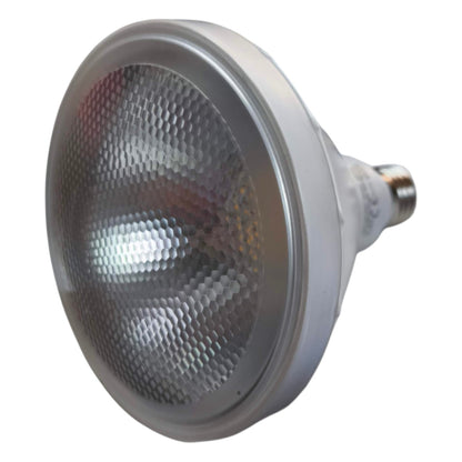 Parabolic lamp bulb on a white background
