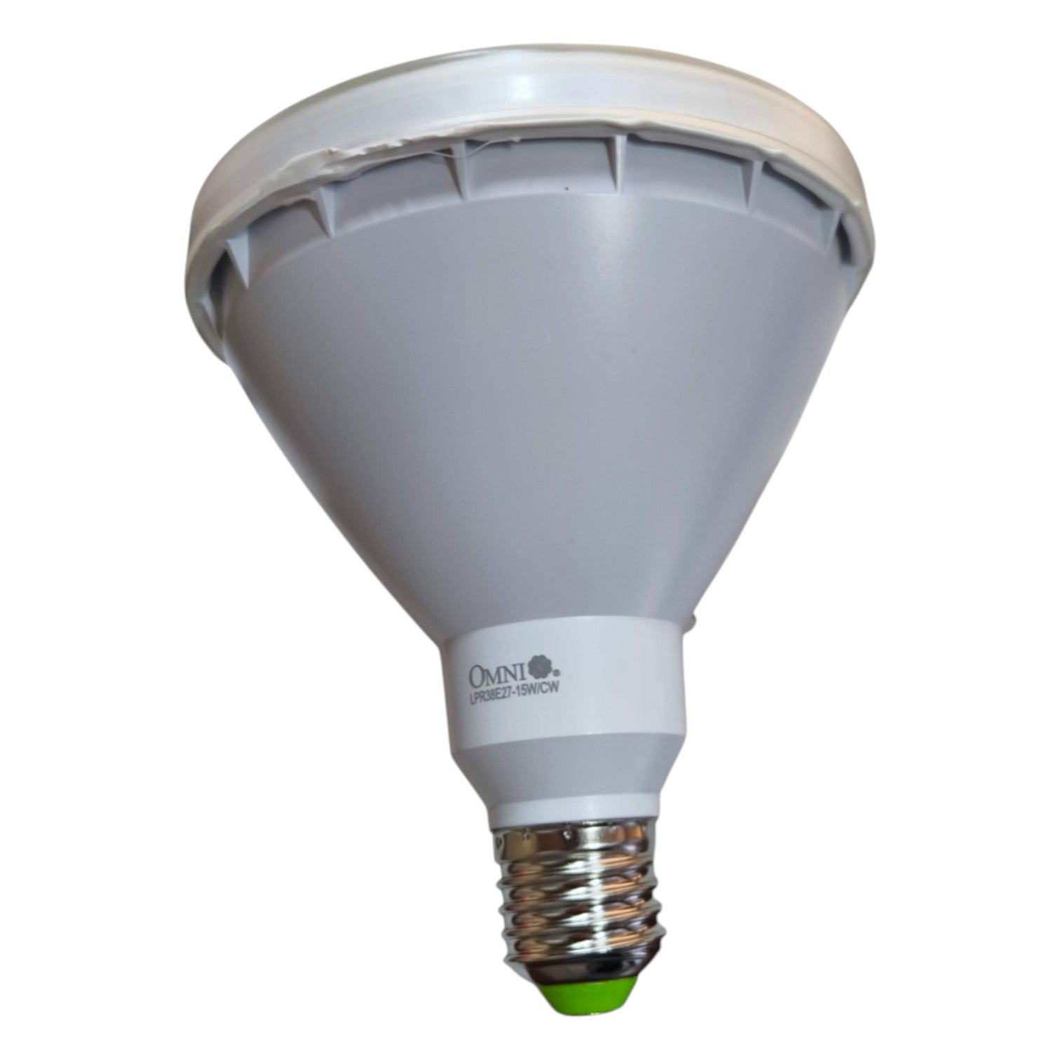 LED light bulb with Omni branding on a white background