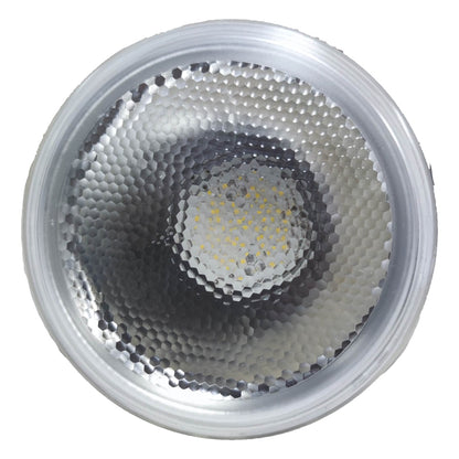 LED light bulb on a white background