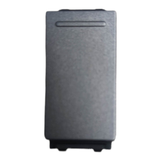 A dark gray textured rectangular case or enclosure with a small horizontal slot near the top and a black base, shown against a plain white background.