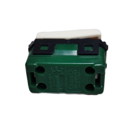 Omni 1 Way Illuminated Switch 16A 250V Wide Series WWS-214, sleek design for household electrical control