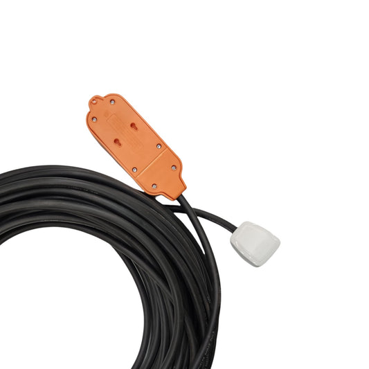 Omni 2 Gang Heavy Duty 3 Core  Extension Cord  15A 250V Royal Cord Full Grounded Phelps Dodge  Plug WHG-008 Outlet WRO-102, 16/3 Extension Leads,