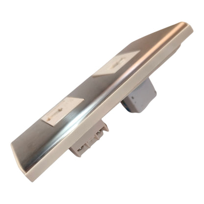 Omni 2 Gang LAN and Telephone Outlet with Stainless Plate Cover WWP-112S+WWT-302+WWC-303
