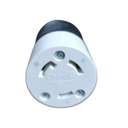 Omni 30A 2p+E Twist Lock Outlet Cord Connector Type WWG-30BHD