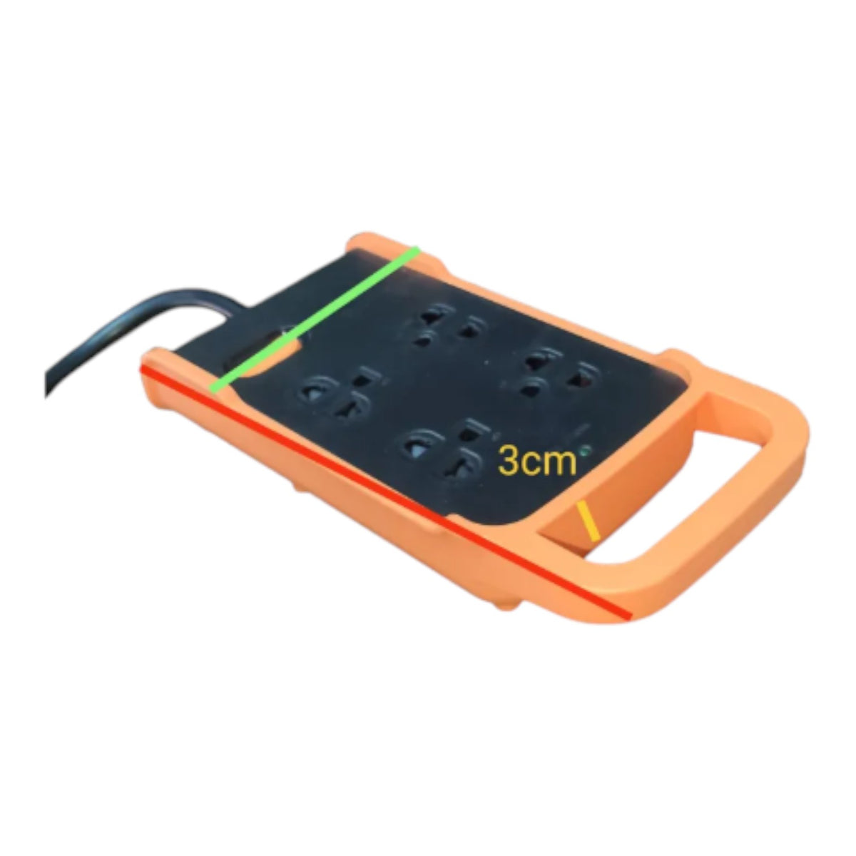 Omni 4 Gang Heavy Duty Extension Cord 6M 15A 250V