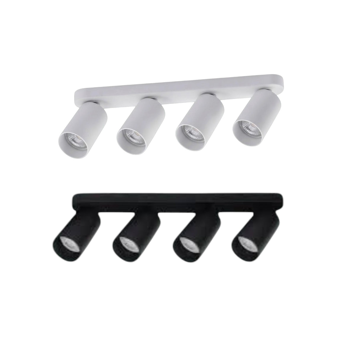 Omni 4 Heads Surface Type GU10 Downlight Round Fixture Tiltable DLR-GU10X4S