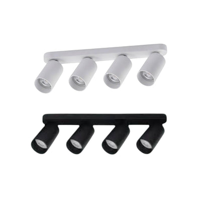 Omni 4 Heads Surface Type GU10 Downlight Round Fixture Tiltable DLR-GU10X4S