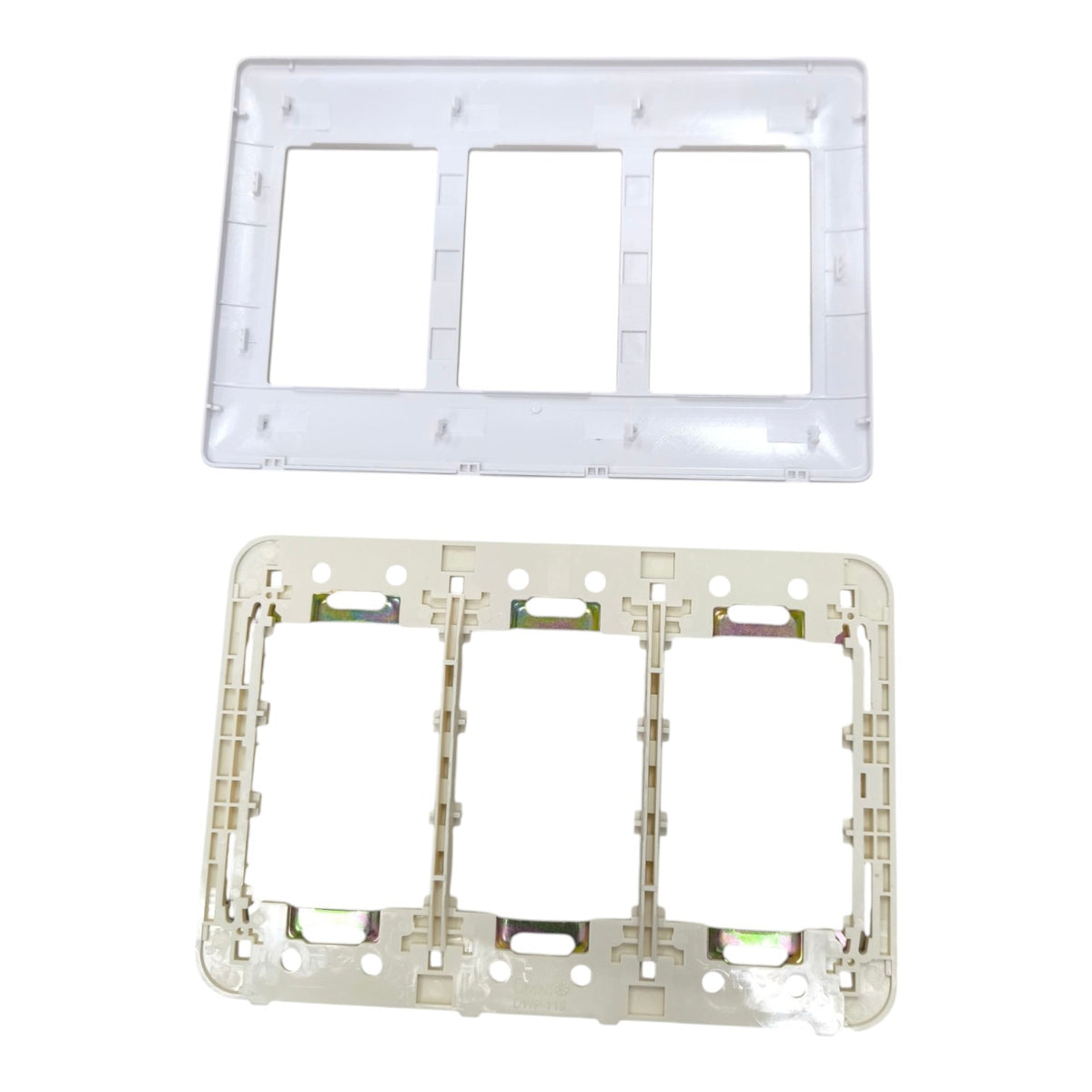 Omni 9 Gang Plate Cover Designer Series Ivory DWP-119I