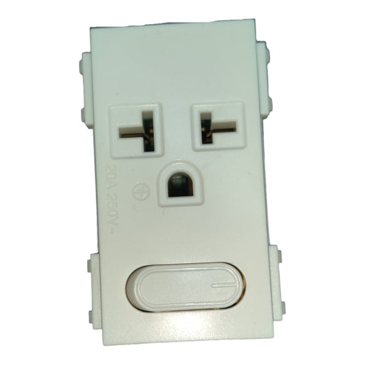 Omni Aircon Outlet Wide Series with Switch 20A 250V WWA-501/S