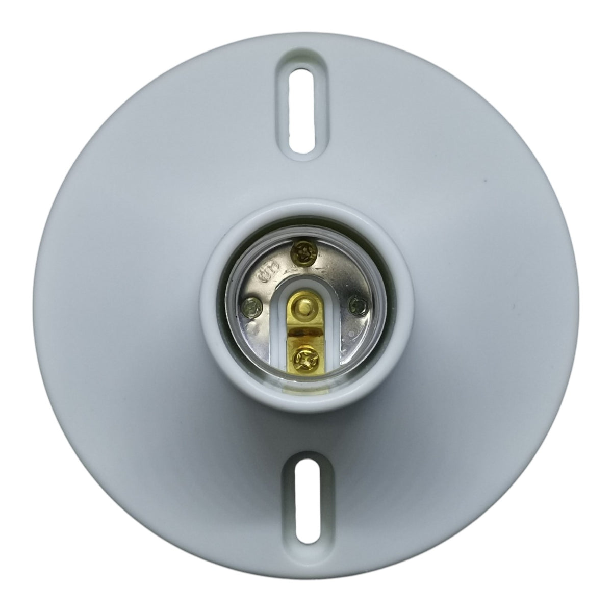 Light socket on a white background