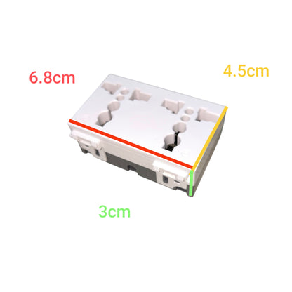 Omni Duplex Universal Outlet with Ground 16A 250V Designer Series Ivory DWU-402I electx electrical supply (10)