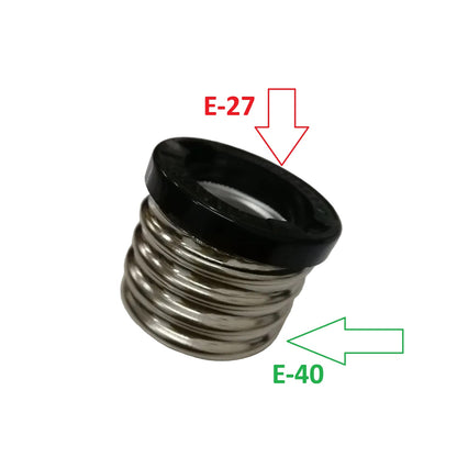 Omni Mogul Reducer, Converts E40 lamp socket to a standard E27 lamp socket  MA-E40