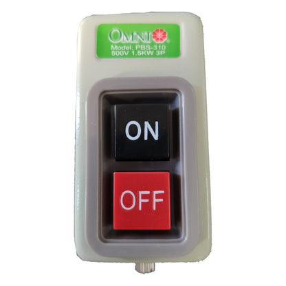 Omni Push Button Switch 10A 250V 3 Pole PBS-310-PK Electx Electrical Supply