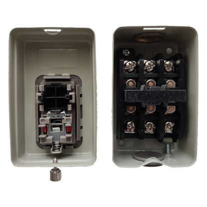 Omni Push Button Switch 10A 250V 3 Pole PBS-310-PK Electx Electrical Supply