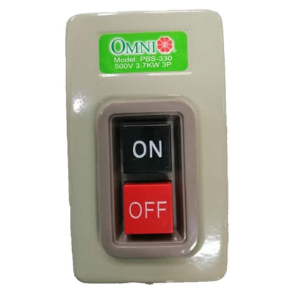 Omni Push Button Switch 30A 250V 3 Pole 3.7KW PBS-330