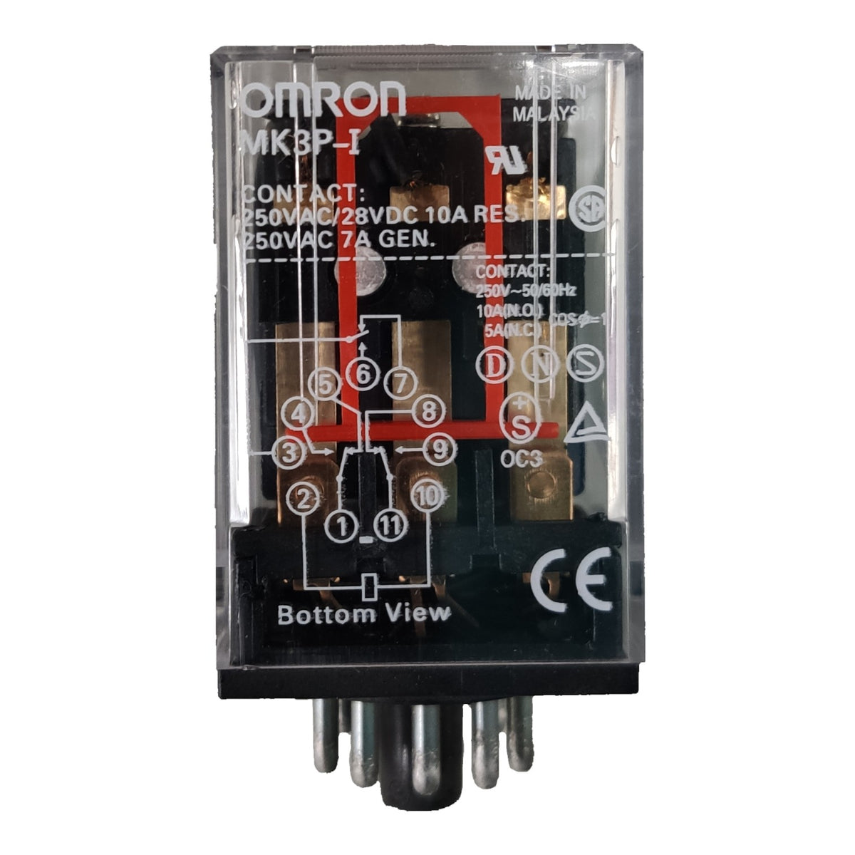 Omron MK3P-I Power Relay 11 Pin 10A 110V AC Electx Electrical Supply