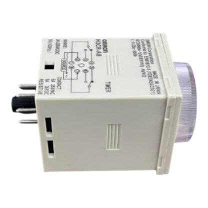 Omron Multi Range Relay Timer 1.2 Seconds to 300 Hours 8 Pins 5A 220V H3CR-A8 Electx Electrical Supply