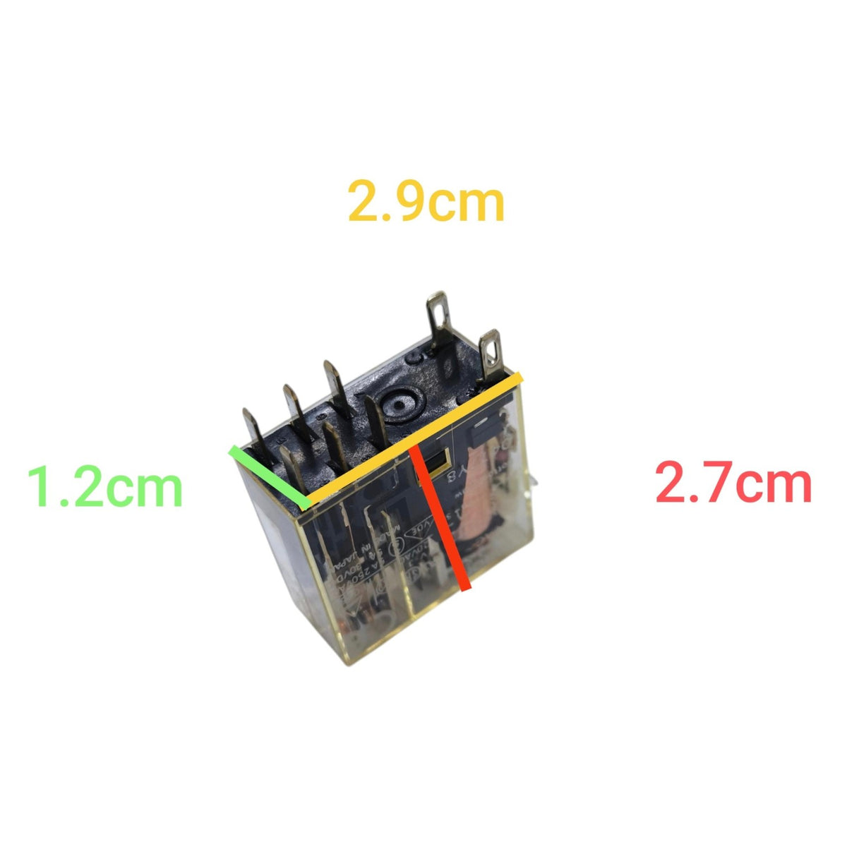 Omron Relay G2R-2-SN 5A 24V AC 8 Pins SPDT Electx Electrical Supply