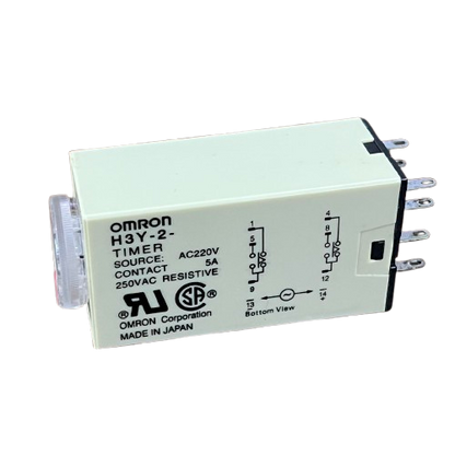 Omron Relay Timer 10 Second 8 Pins 220V H3Y-2