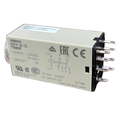 Omron Timer Relay 30 seconds 8 pins 220v (H3Y-2)