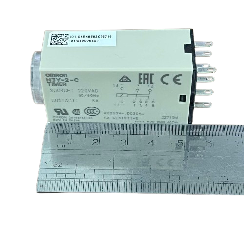 Omron Timer Relay 30 seconds 8 pins 220v (H3Y-2)