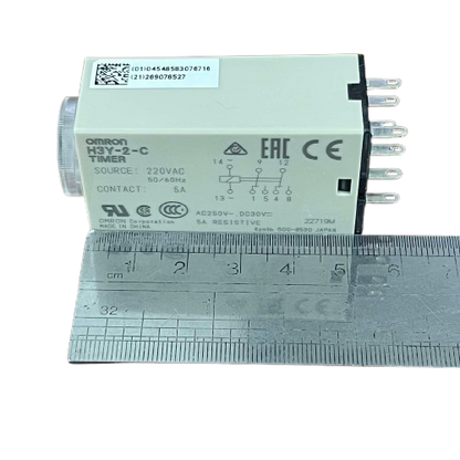 Omron Timer Relay 30 seconds 8 pins 220v (H3Y-2)