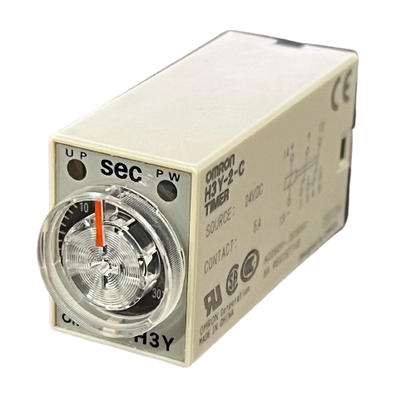 Omron Timer Relay 30 seconds 8 pins 24v DC (H3Y-2)
