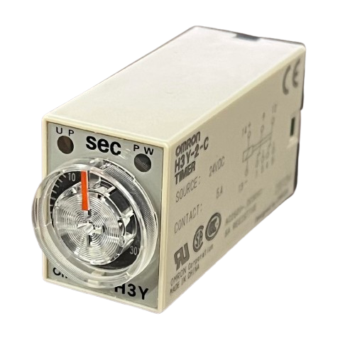 Omron Timer Relay 30 seconds 8 pins 24v DC (H3Y-2)