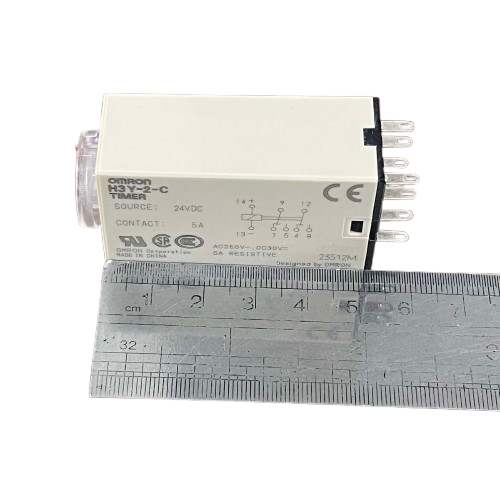 Omron Timer Relay 30 seconds 8 pins 24v DC (H3Y-2)