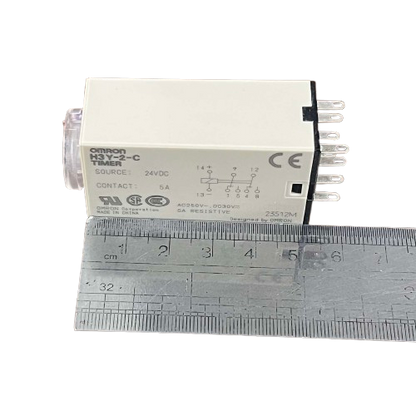 Omron Timer Relay 30 seconds 8 pins 24v DC (H3Y-2)
