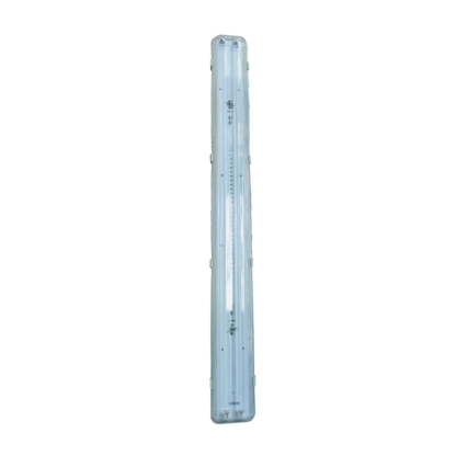 Opple weatherproof LED fluorescent fixture designed for outdoor lighting installations