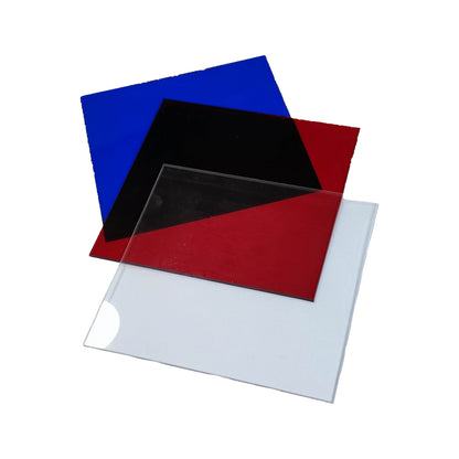 Optical Filter Blue 11.3 cm x 11.3 cm, Acrylic Blue Filter