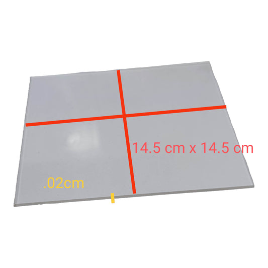 Optical Filter Clear 14.5 cm x 14.5 cm, Acrylic Color Filter 14.5 cm x 14.5 cm