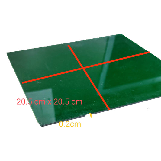 Optical Filter Green 20.5cm x 20.5cm, Acrylic Color Filter Green