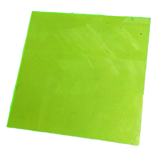 Optical Filter Neon Yellow 18.5cm x 18.5cm, Acrylic Color Filter Neon Yellow