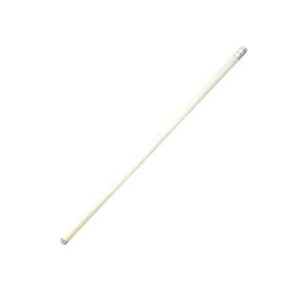 A single long, slender ivory or cream-colored golf club shaft shown diagonally on a plain white background.