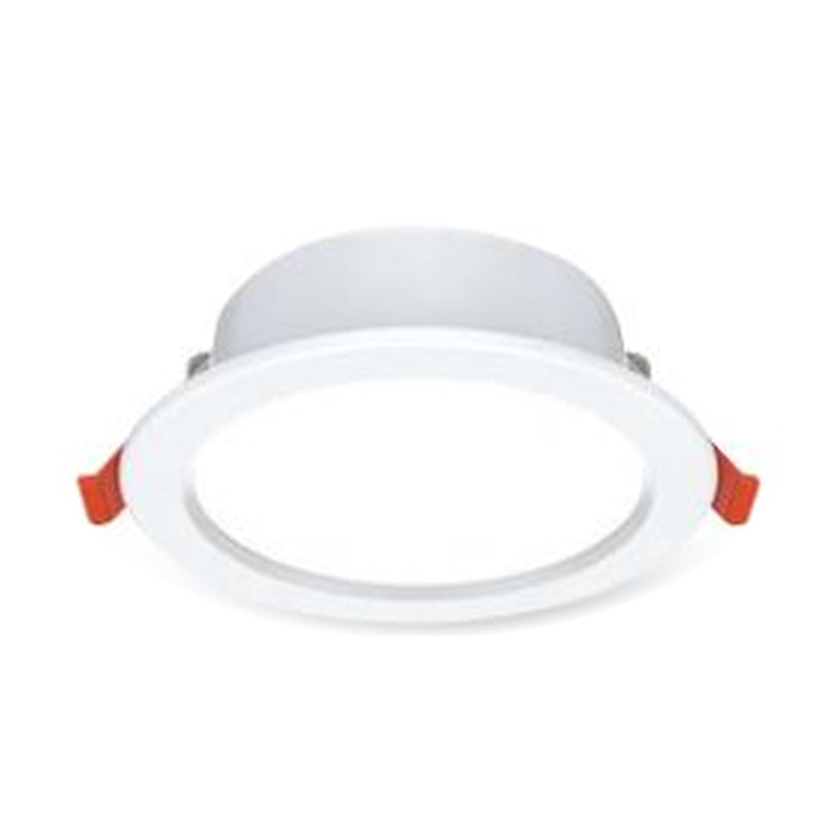 Osram 9W LED Eco Recessed Downlight Tri Color 765 Lumens 90mm Cutout 220-240V — round white recessed LED downlight with spring clips