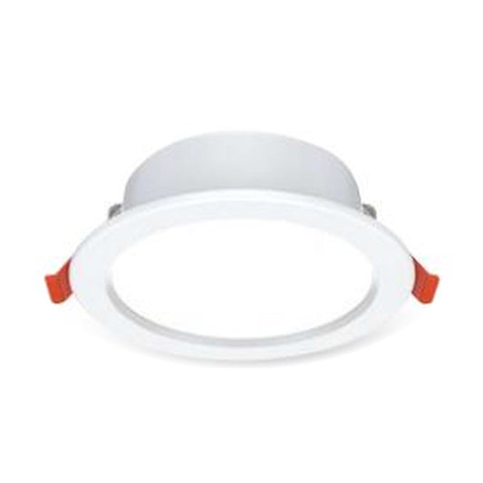 Osram 9W LED Eco Recessed Downlight Tri Color 765 Lumens 90mm Cutout 220-240V — round white recessed LED downlight with spring clips