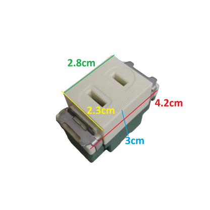 Omni Flat Pin Outlet 16A 250V Classic Series WER-200