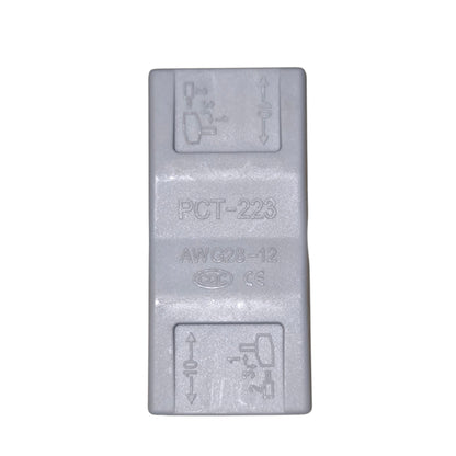 Metallic block with text and symbols on a white background