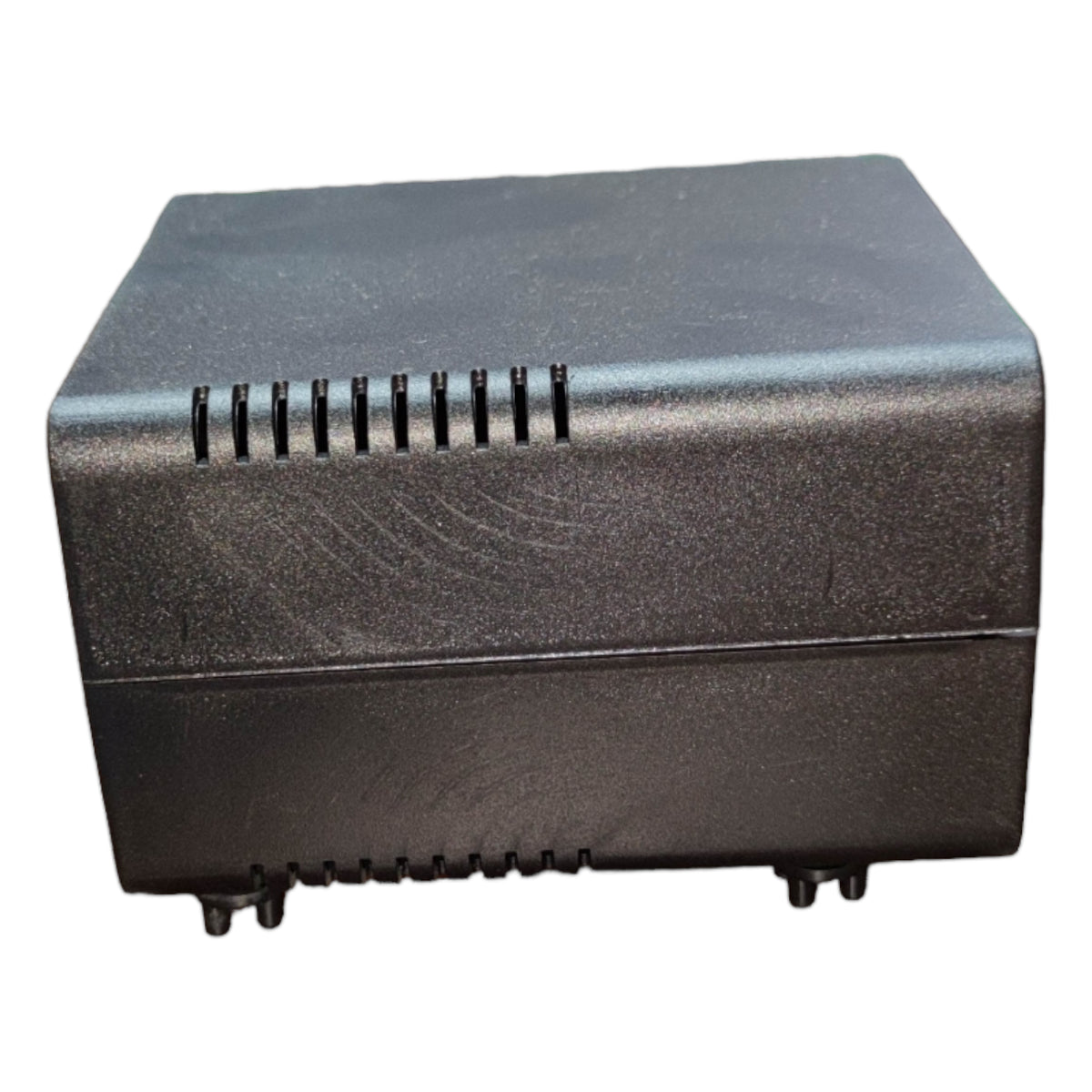 Durable black PVC box for wiring and assembly, perfect for electronic circuit projects
