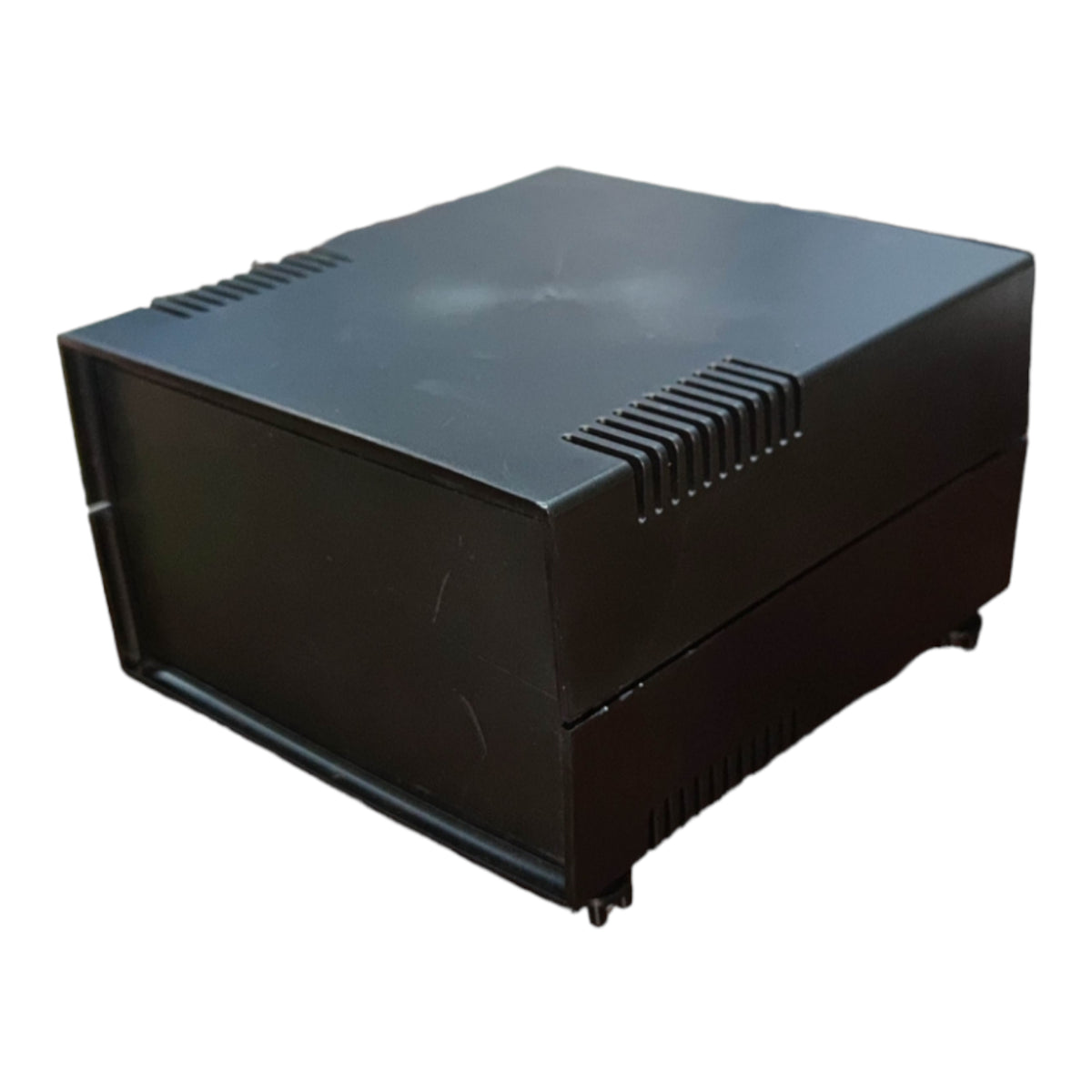 DIY plastic enclosure 170x135x90mm in black, perfect for housing electrical components