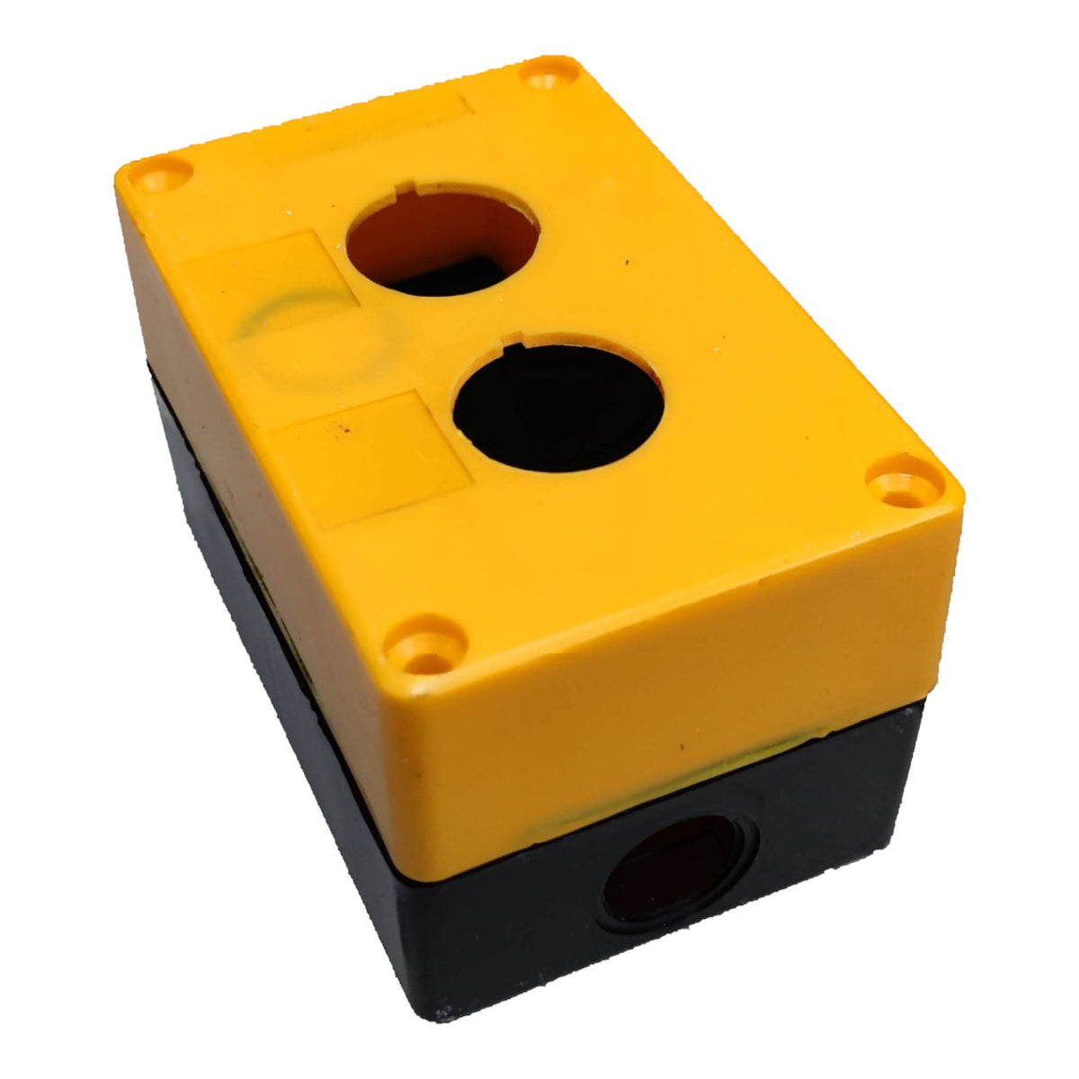 PVC Control Box for Control Devices 2 Hole 11cm x 6.5cm x 6.3cm  Electx Electrical Supply