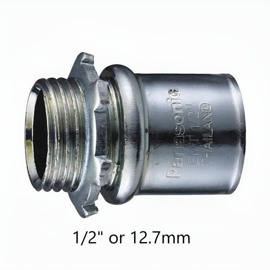 Panasonic 1/2 EMT Connector Compression Type 12.7mm